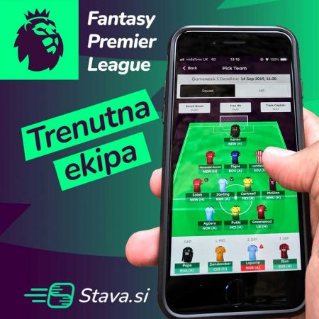 Fantasy Premier League – Trenutna ekipa