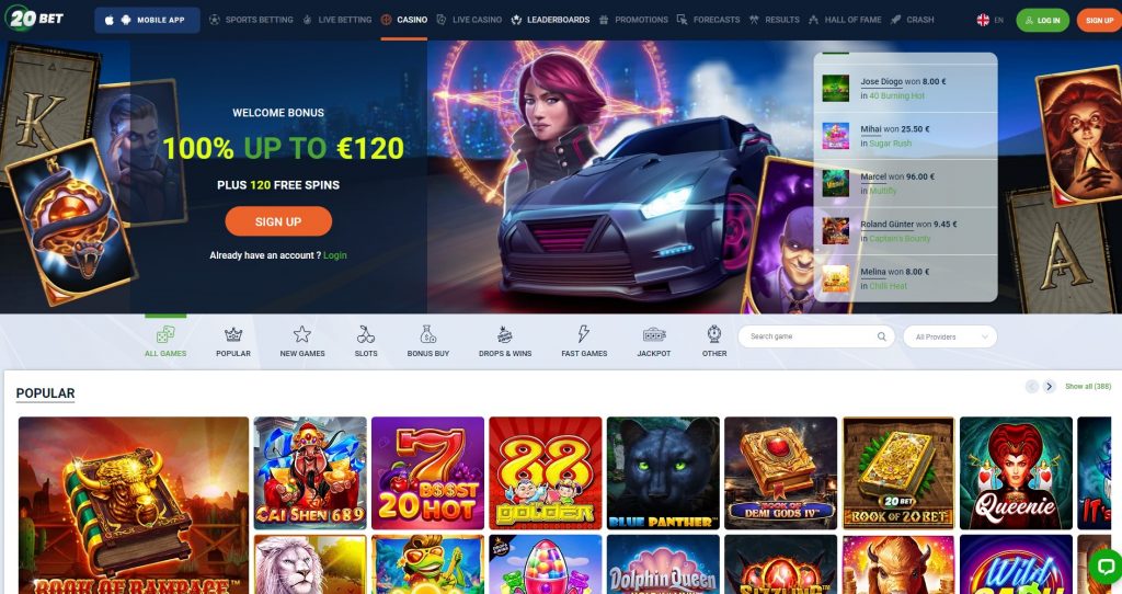 20bet casino