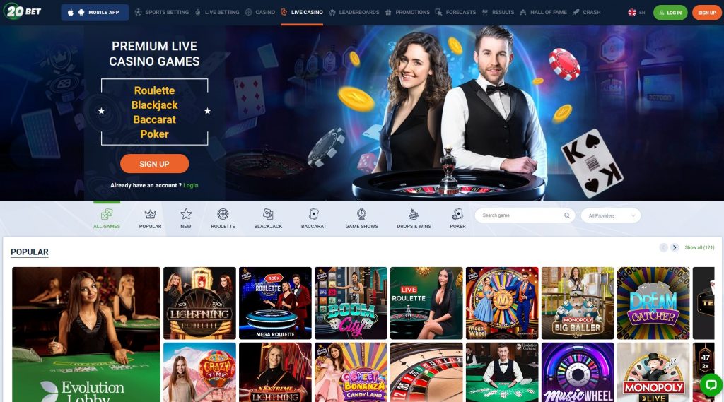 20bet casino