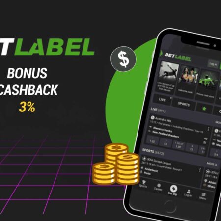 BetLabel promocija: 3% cashback vsak torek