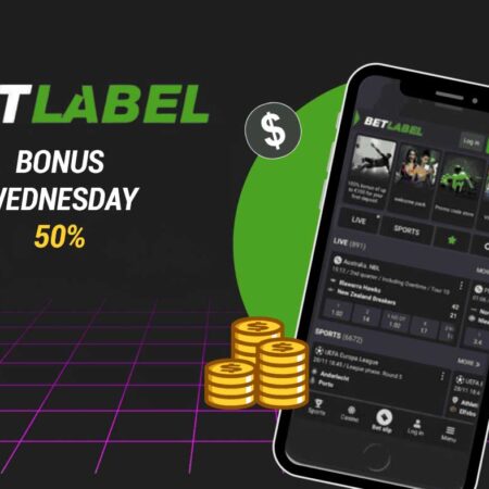 BetLabel promocija: 50% bonus ob sredah
