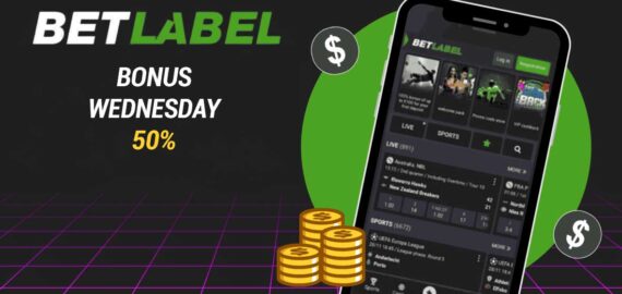 BetLabel promocija: 50% bonus ob sredah